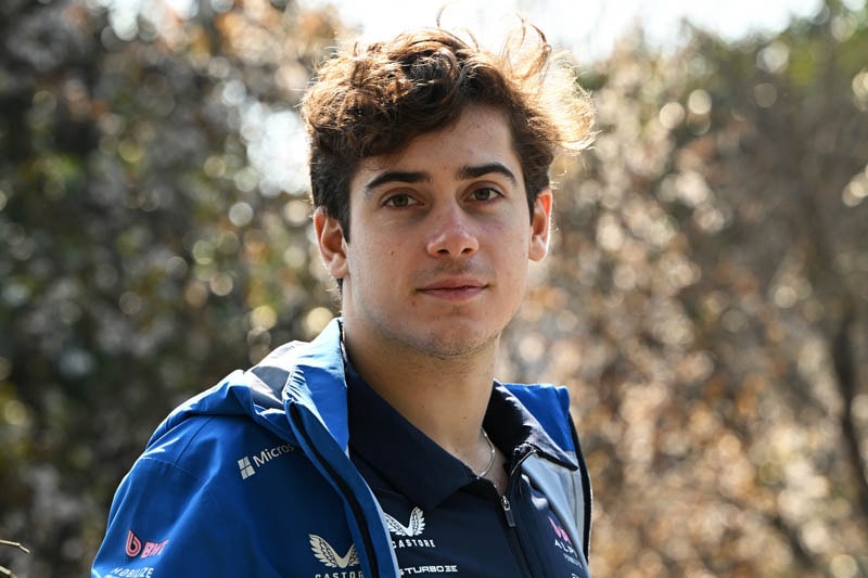 Franco Colapinto au volant de son Alpine sur la piste de Zandvoort.
