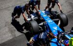 Une monoplace Williams de la saison 2026 en piste lors d’un Grand Prix de Formule 1.