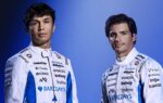 Une monoplace Williams lancée sur une ligne droite du circuit de Monza.