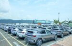 Le Polestar 4 SUV électrique présenté avec sa nouvelle partie arrière plus verticale.