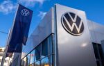 Une chaîne de production automobile dans une usine du groupe Volkswagen en Allemagne.