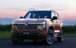 Le nouveau Mitsubishi Pajero de cinquième génération présenté comme le SUV porte-drapeau de la marque.