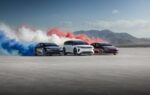 Une berline électrique Lucid Air présentée avant le lancement de la marque sur le marché français.