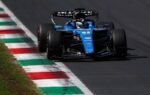 Une monoplace Williams en piste lors des qualifications du Grand Prix d’Italie.