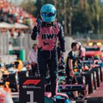 Alpine célèbre la pole position de Pierre Gasly