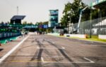L’Alpine de Gasly en tête de la grille du Grand Prix d’Italie.