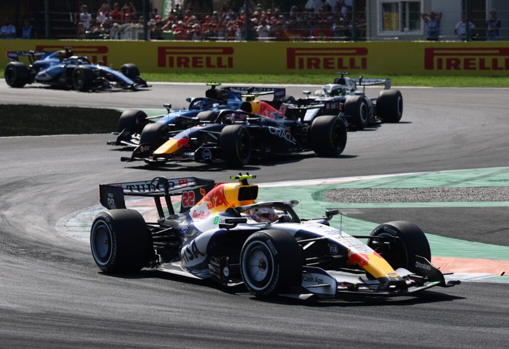 Yuki Tsunoda lors du GP d'Italie 2026 sur le circuit de Monza.