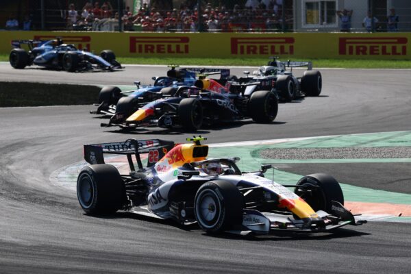 Yuki Tsunoda lors du GP d'Italie 2026 sur le circuit de Monza.