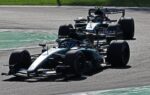 Kimi Antonelli et George Russell avec Mercedes lors du Grand Prix d’Italie à Monza.