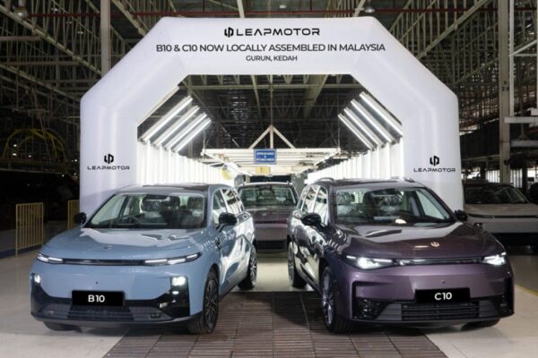 Des Leapmotor C10 et B10 électriques sur la ligne d’assemblage Stellantis de Gurun en Malaisie.