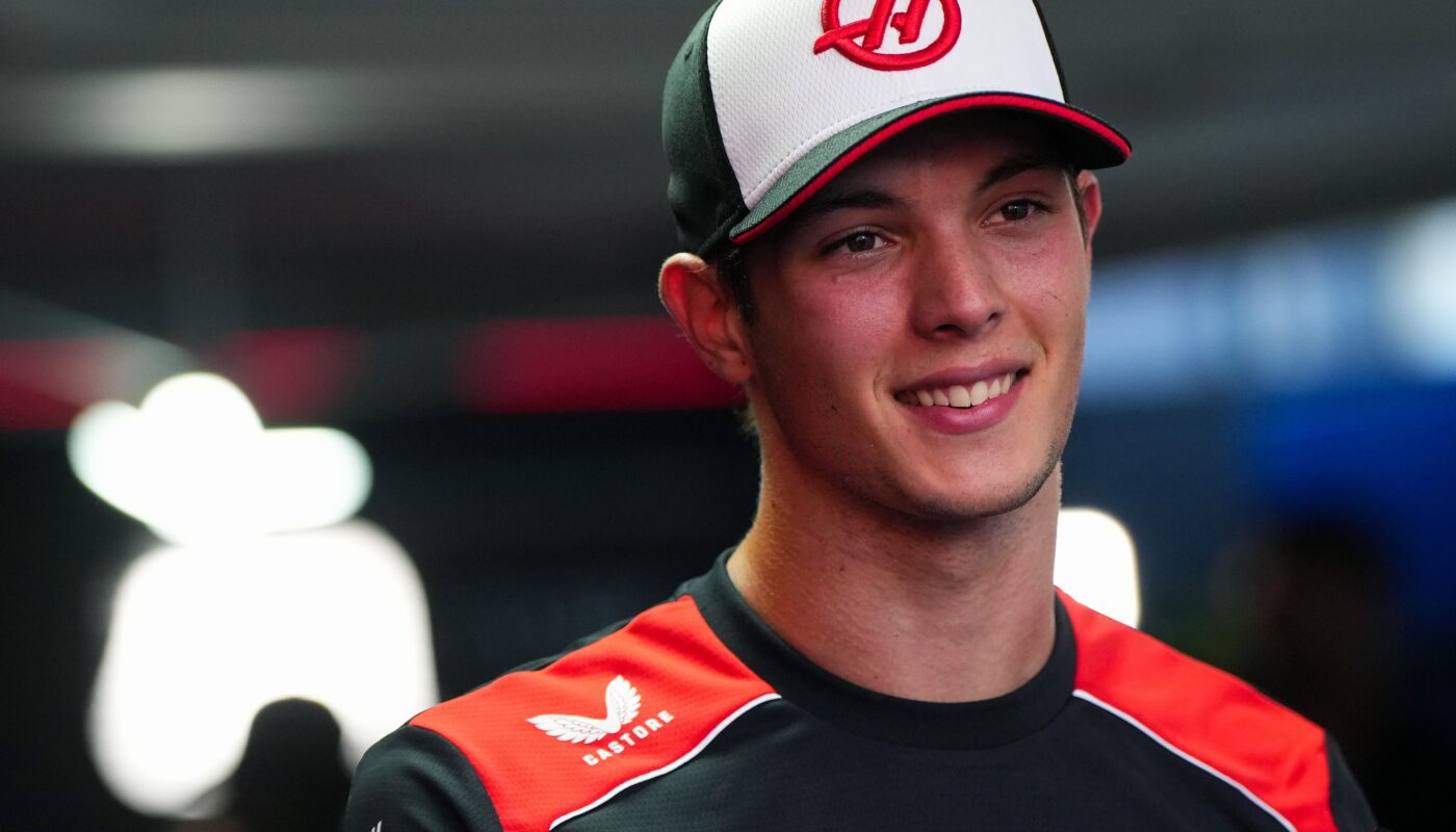 Oliver Bearman au volant de la Haas sur le circuit de Monza lors du Grand Prix d’Italie.