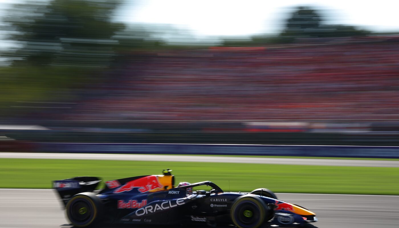 Liam Lawson au volant de la Red Bull qu’il pilotera à Madrid en remplacement d’Isack Hadjar.