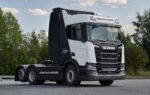 Un poids lourd Scania destiné aux essais de pile à combustible Toyota.
