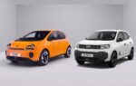 La nouvelle Dacia Spring électrique avec sa carrosserie inspirée d’un petit SUV urbain.