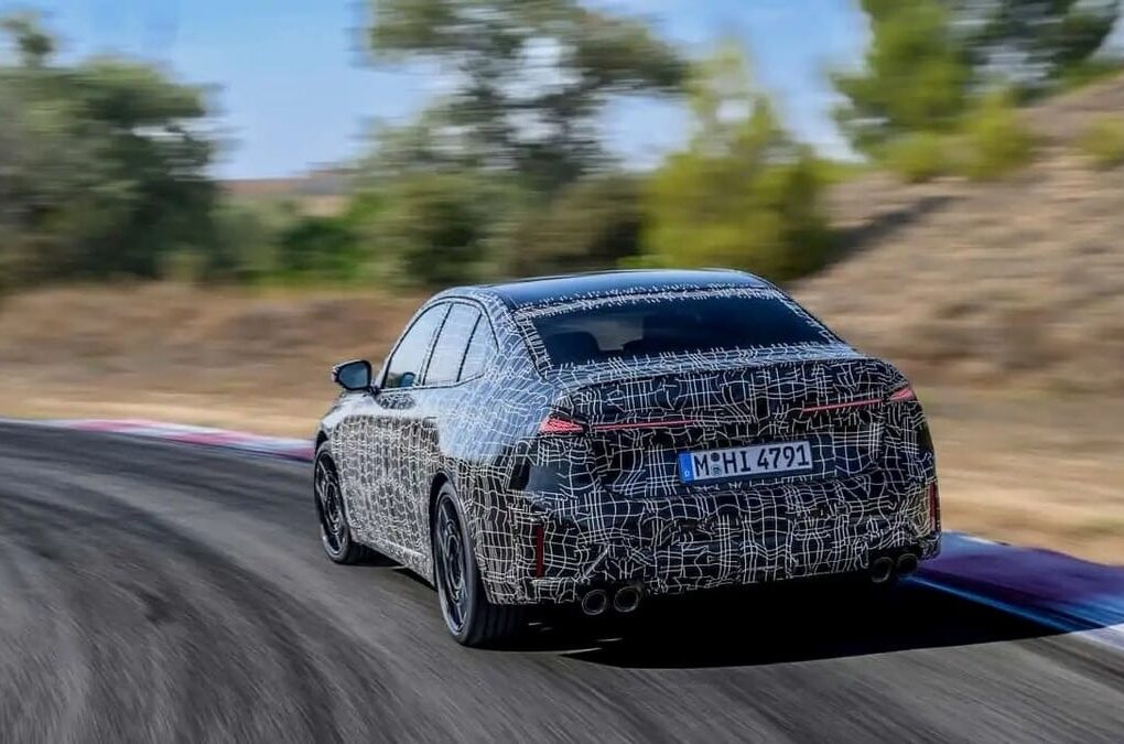 Future BMW Série 3 thermique lors de sa phase de développement.