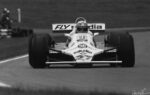 La Williams FW48 blanche, verte et bleu marine dévoilée pour le Grand Prix d’Espagne à Madrid.
