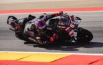Jorge Martin au guidon de l’Aprilia RS-GP26 avant le Grand Prix MotoGP de Saint-Marin à Misano.