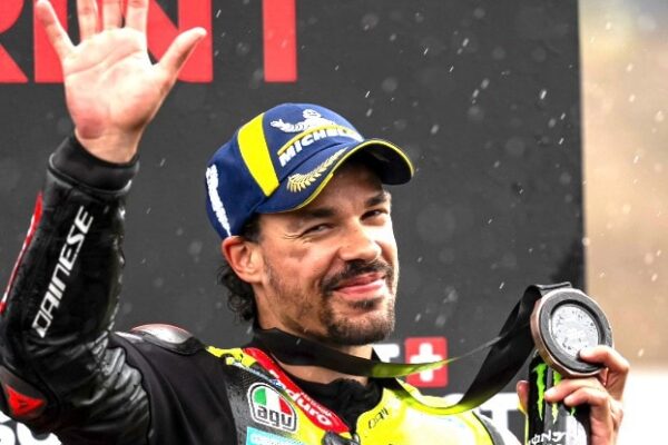 Franco Morbidelli sur la Ducati du Pertamina VR46 Racing Team en MotoGP.