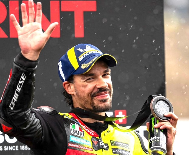 Franco Morbidelli sur la Ducati du Pertamina VR46 Racing Team en MotoGP.