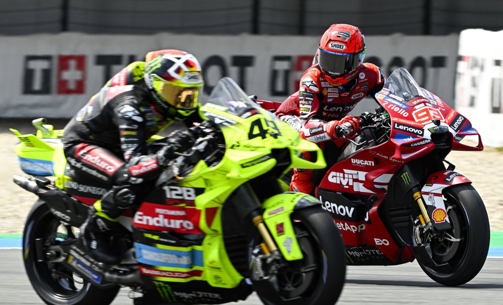 Fabio di Giannantonio, Marc Marquez, MotoGP néerlandais 2026.