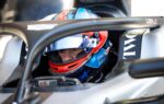 Colton Herta au volant de la Cadillac de Formule 1 lors des essais à Monza.
