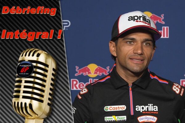 Jorge Martin en conférence de presse avant le Grand Prix MotoGP de Misano.