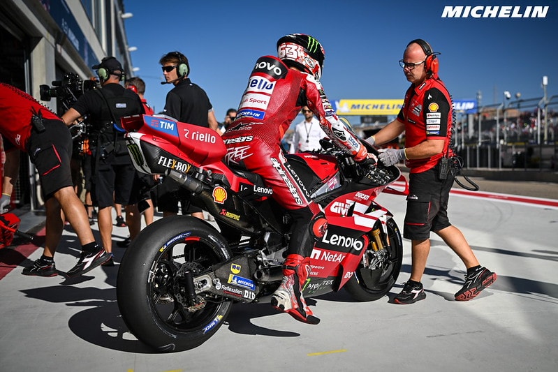 Pecco Bagnaia en course