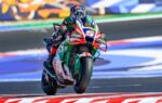 Johann Zarco en piste lors du Grand Prix MotoGP de Saint-Marin à Misano.