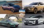 Vue générale des stands et des véhicules exposés au Mondial de l’Auto de Paris.