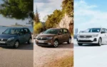 Une Dacia Sandero actuelle photographiée pour célébrer le millionième exemplaire vendu en France.