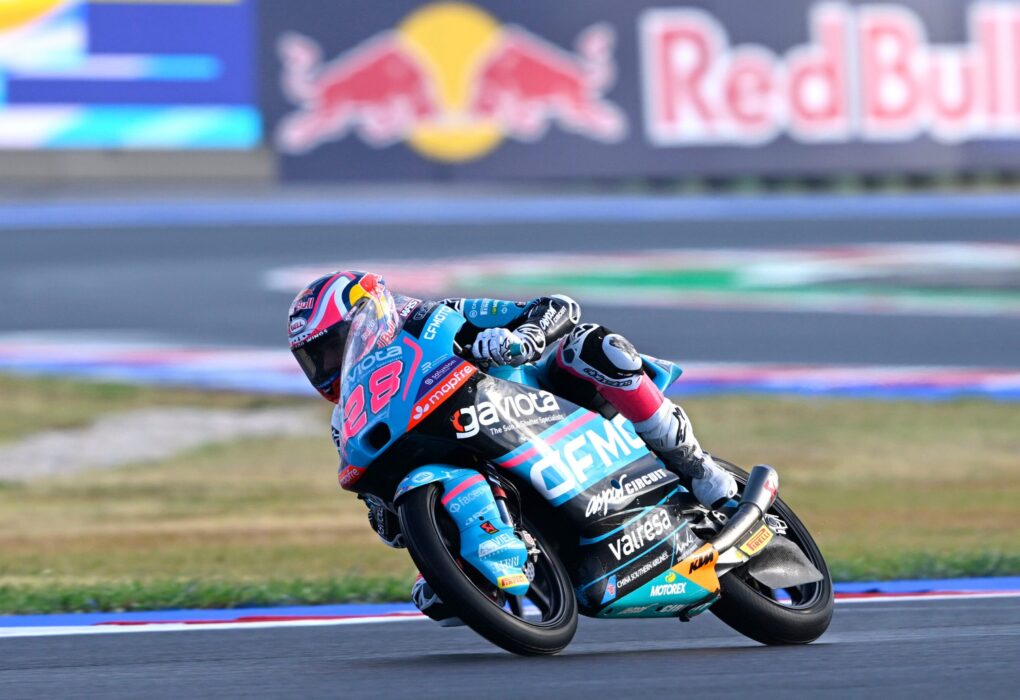 Classement de la course Moto3 à Misano remportée par Maximo Quiles devant David Almansa.