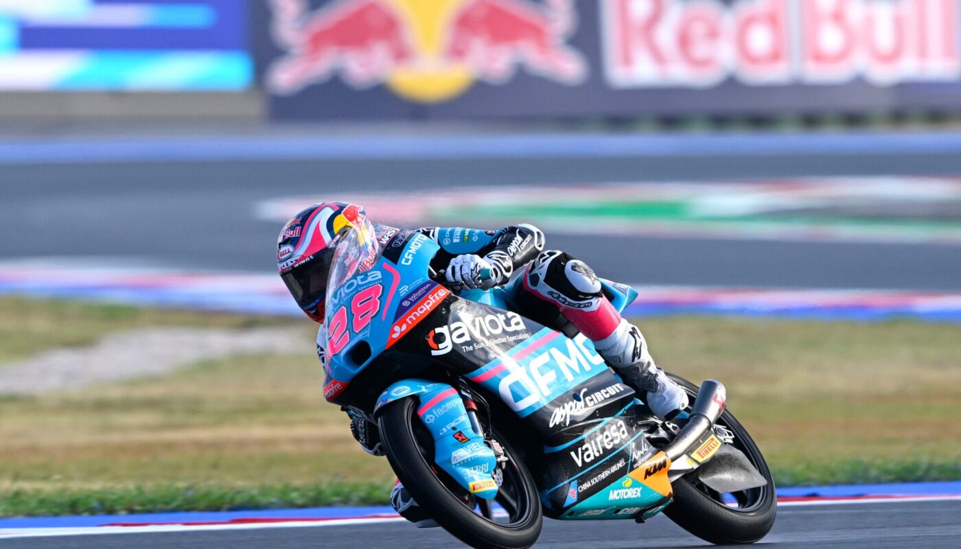 Classement de la course Moto3 à Misano remportée par Maximo Quiles devant David Almansa.