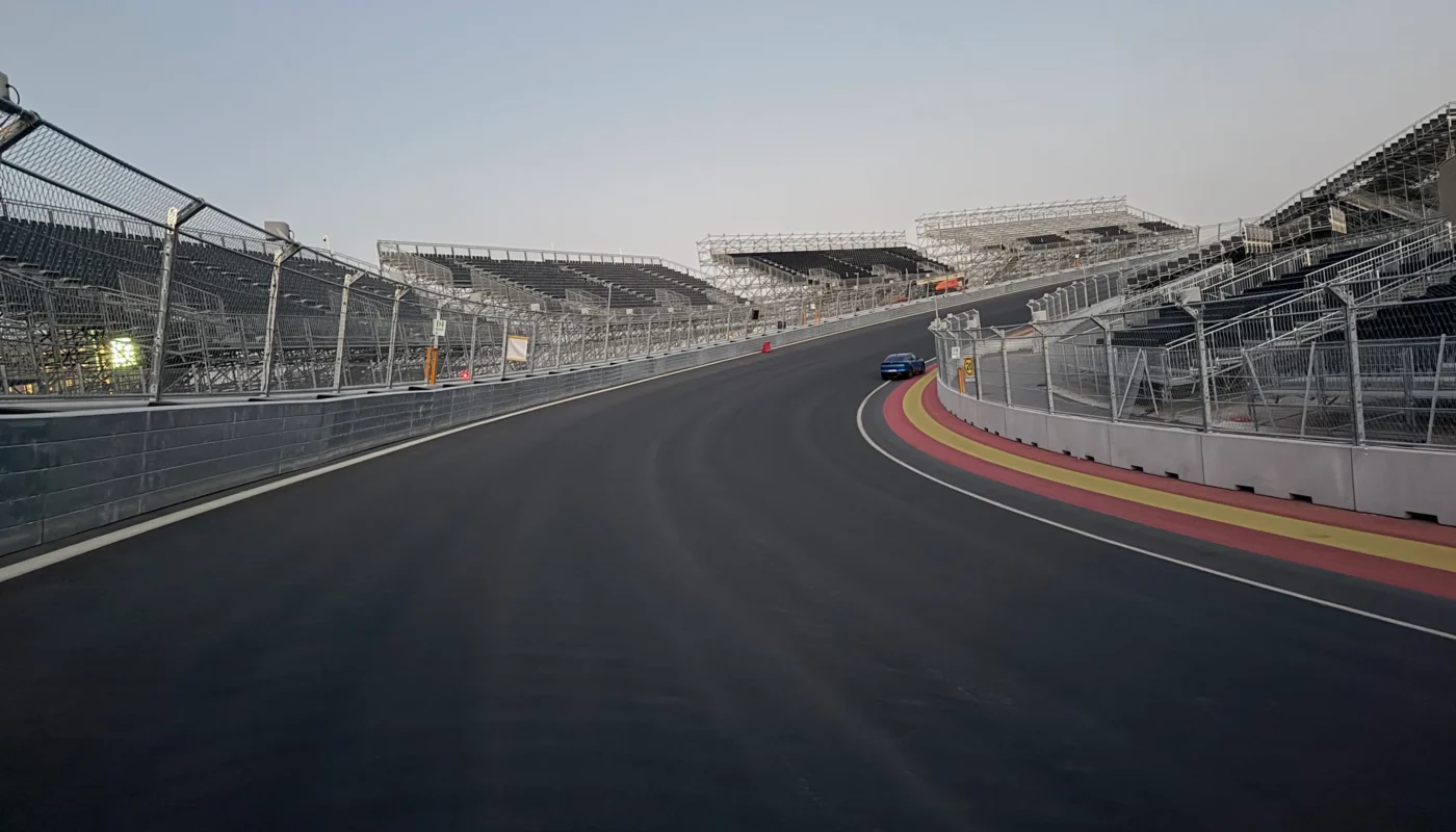 Le circuit Madring à Madrid pendant le premier Grand Prix d’Espagne organisé sur le site.