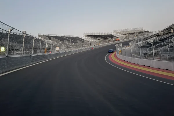 Le circuit Madring à Madrid pendant le premier Grand Prix d’Espagne organisé sur le site.