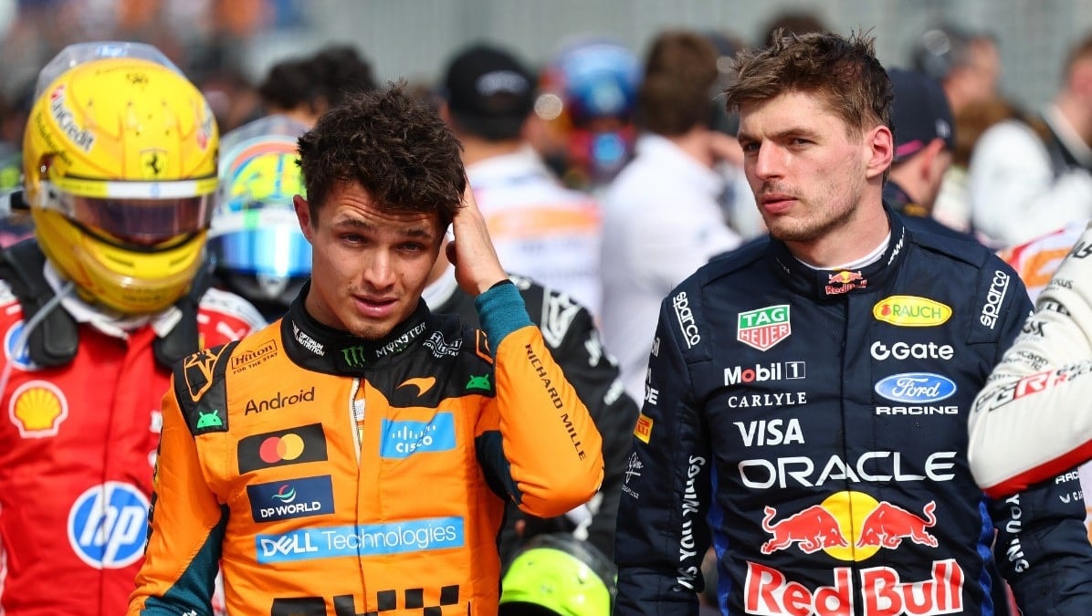 Lando Norris et Max Verstappen au Grand Prix d’Espagne 2026 sur le Madring.