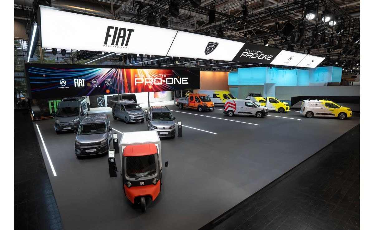 Le nouvel utilitaire compact de Stellantis présenté au salon IAA de Hanovre.