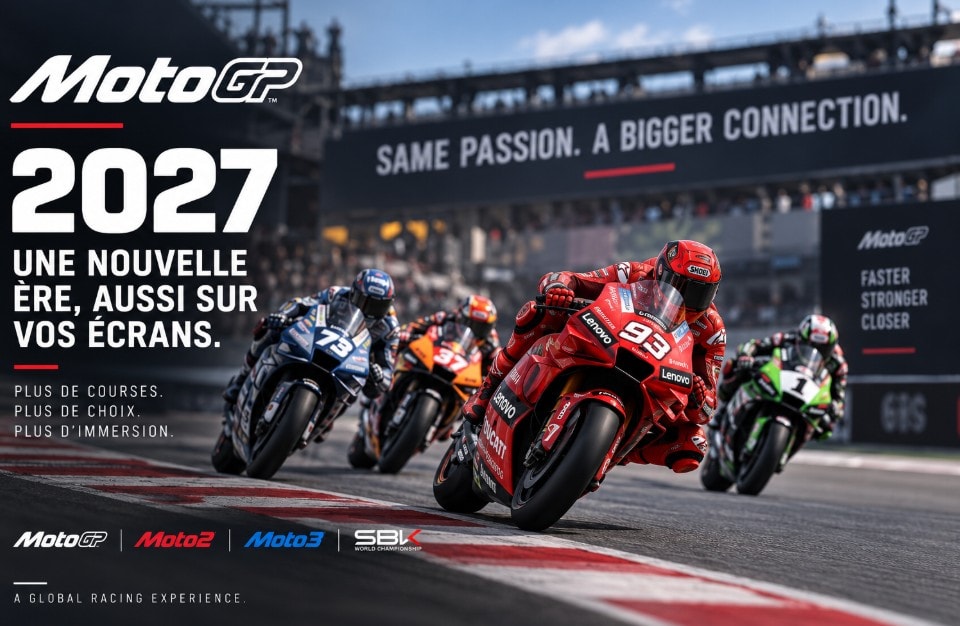 Présentation de la future plateforme numérique réunissant le MotoGP, le Moto2, le Moto3 et le WorldSBK.