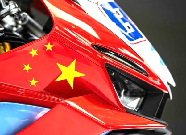 Illustration de la future Superbike ZXMoto équipée d’un moteur cinq cylindres en V.