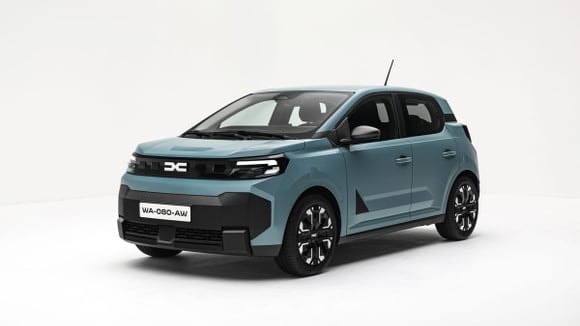 Seconde génération de la Dacia Spring, inspirée de la Renault Twingo.