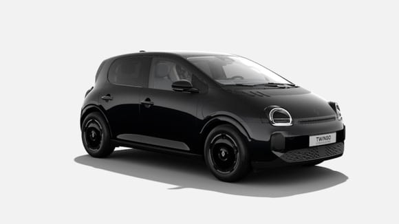 Voici à quoi ressemble la Twingo de base en finition Evolution avec la peinture noire offerte en série.