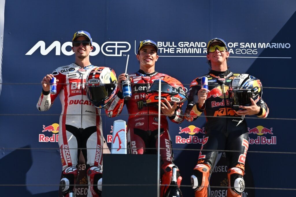 Classement MotoGP 2026 à Saint-Marin
