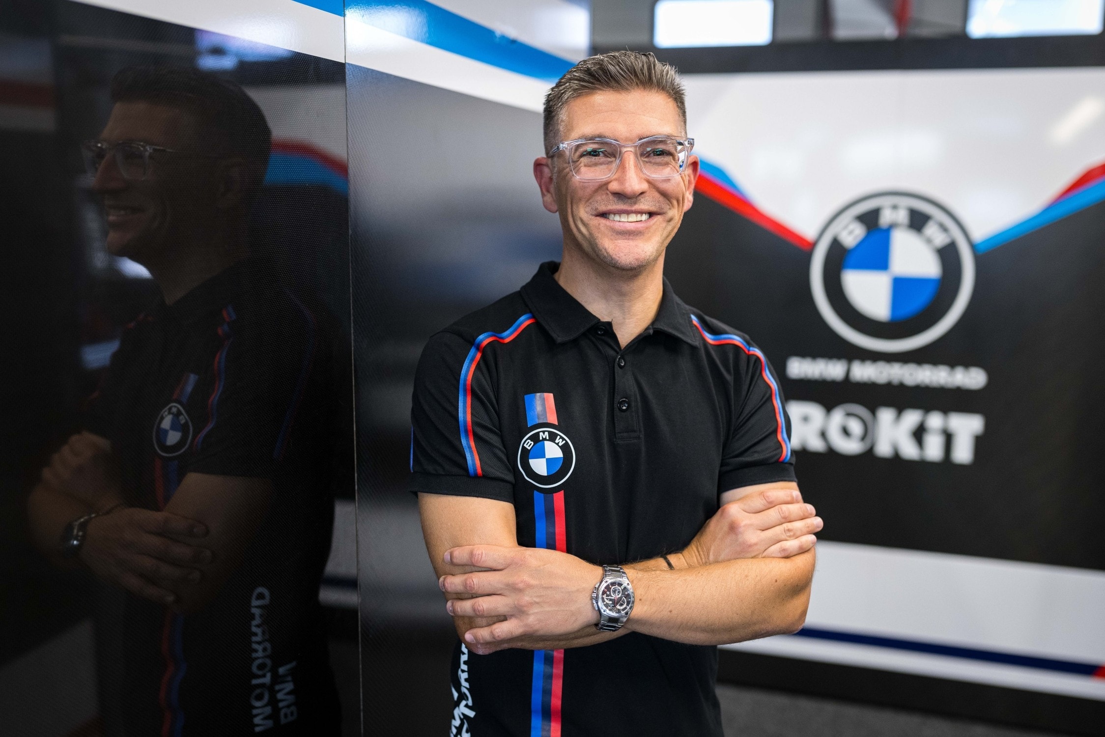 Christian Gonschor, directeur technique de l’équipe en Superbike