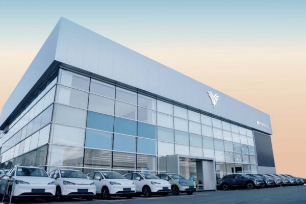 Un SUV électrique Neta X de la marque chinoise Neta Auto