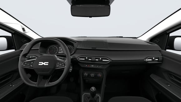 La Dacia Sandero de base a un intérieur sans écran tactile ni instrumentation numérique.