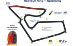 Une moto de MotoGP en action sur le circuit du Red Bull Ring en Autriche.