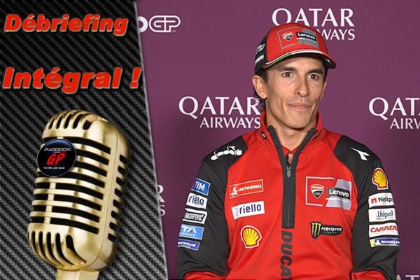 Marc Marquez participe à la conférence de presse précédant le Grand Prix MotoGP d’Autriche.