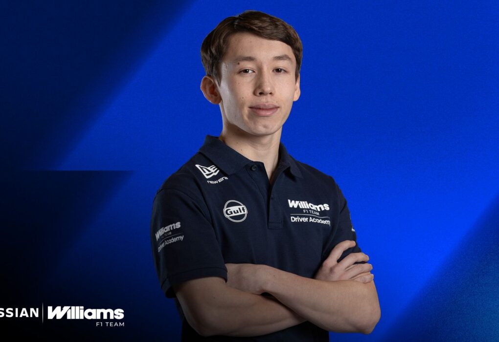 Kean Nakamura-Berta, pilote de l’académie Williams engagé avec Trident en Formule 3 pour 2027.
