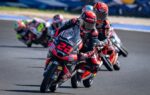 David Almansa en piste pendant la première journée du Grand Prix d’Autriche Moto3.