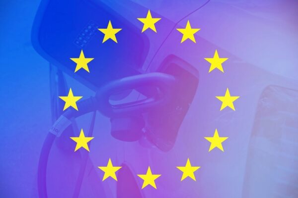 Des voitures électriques britanniques destinées à être exportées vers le marché de l’Union européenne.