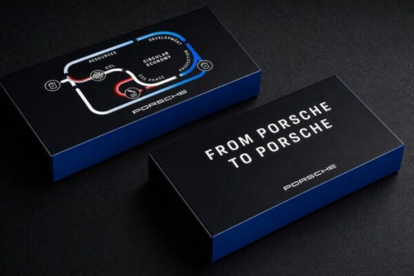 Des cellules de batterie Porsche fabriquées avec une matière active de cathode recyclée.